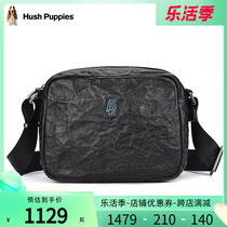 Leisure Steps Single Shoulder Bag Men Bull Leather Skew Satchel Brief Business Commute Single Shoulder Backpack Retro Fashion Small Backpack