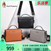 Leisure Steps Single Shoulder Bag Mens New Genuine Leather Satchel Porn Wind Leisure Neutral Wind Skew Satchel 100 Hitch Handbag