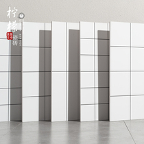 Nordic bathroom wall brick small white brick bread brick 300X600 matte Japanese kitchen bathroom lattice tile