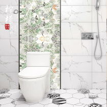 Jazz white marble soft light tile antique tile toilet wall tile 300600 kitchen toilet non-slip floor tiles