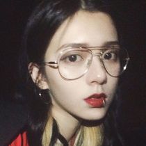 Korean version of the tide retro Harajuku style ulzzang myopia glasses frame female net celebrity round face makeup artifact ins Phnom Penh