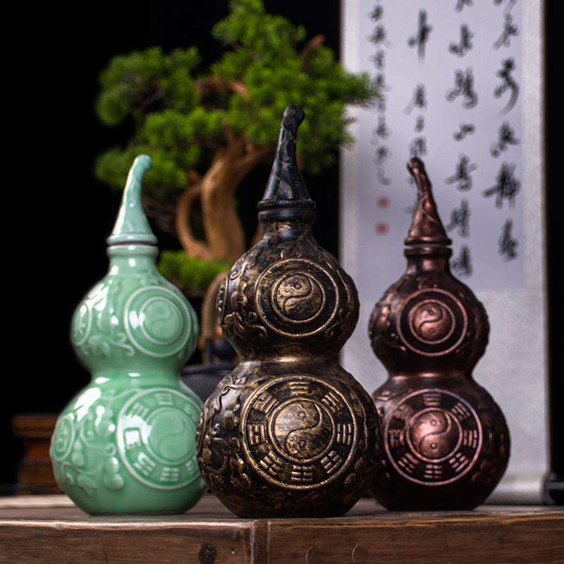 Jingdezhen ceramic bottle 1 catty three catties 5 antique empty bottle decoration creative household seal wine liquor jugs