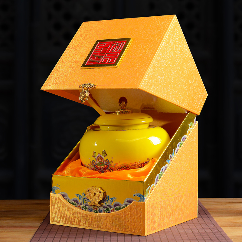 特级正山小种红茶高档陶瓷罐礼盒装 武夷产品展示图3