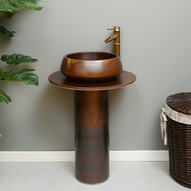 Wash Basin Floor Type Upright Post Basin Toilet Washbasin Outdoor Hand Wash Basin Retro Washbasin Outdoor Industrial Wind