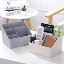 desktop cosmetic storage box living room multi grid remote control clutter storage box dressing table desk organizer box