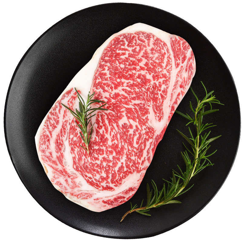 西捷澳洲和牛m12西冷牛排500g原切进口雪花牛排新鲜非日本和牛a5