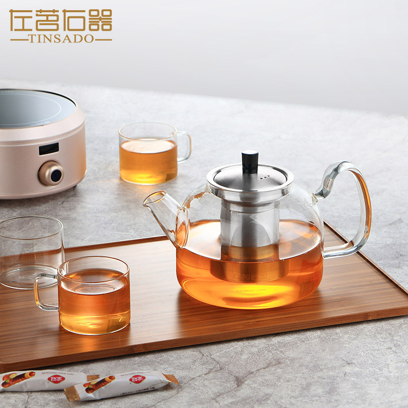Large glass teapot can separate heating single pot of tea boiled tea machine electricity TaoLu kettle filter dedicated