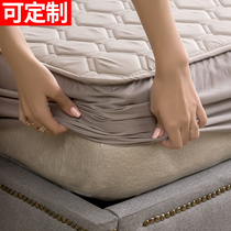 Bed sheet cotton single-piece non-slip fixed bedspread mattress cover thickened padded bed cover Simmons protective cover customization