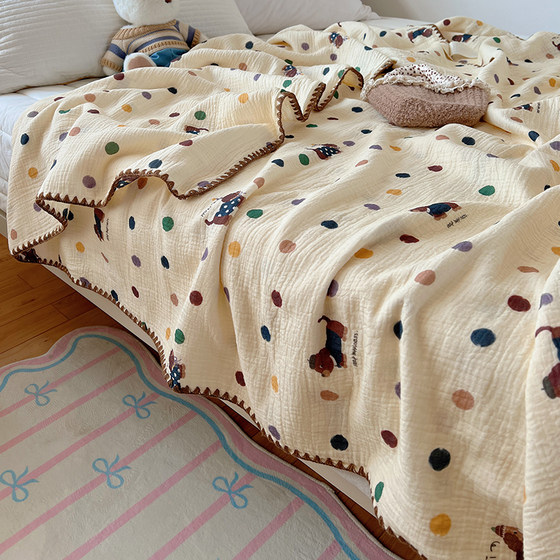 Class A four-layer gauze cover blanket towel quilt pure cotton full cotton children's air conditioning blanket nap sofa small blanket shawl blanket
Class A four-layer gauze cover blanket towel quilt pure cotton full cotton children's air conditioning blanket nap sofa small blanket shawl blanket