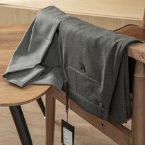 Different suit pants anti-iron high-definition anti-woven ice silk smooth fabric stretchy slim leggings casual pants