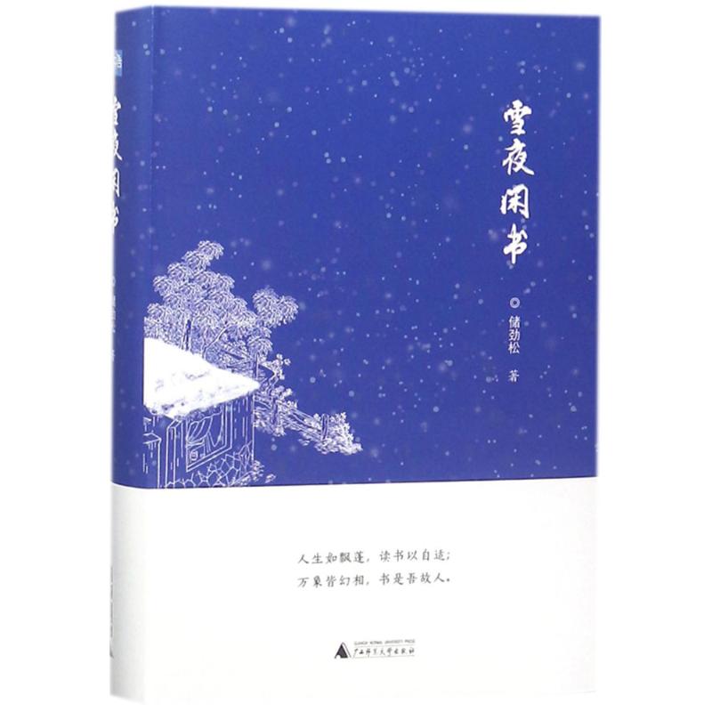 雪夜閑書 儲勁松 著 著作 中國通史社科 新華書店正版圖書籍 廣西