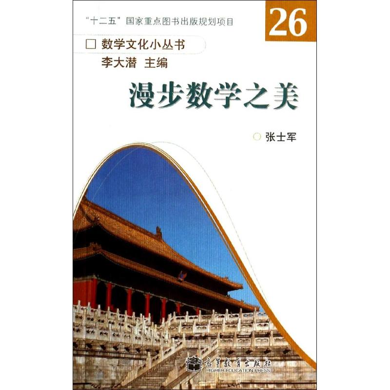 漫步數學之美/數學文化小叢書 張士軍 著作 中學教輔文教 新華書