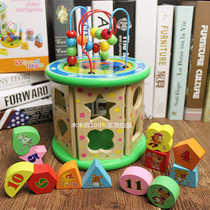  Young children baby building blocks one and a half year old male baby educational toys 0-1-2-Early education girls under the age of 3