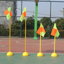 Football training sign pole water injection base corner flag plug ground barrier roadblock football game corner flag