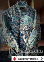 USMC Digital Camouflak Locomotive Riding Jacket Suit Anti-Fall Suit