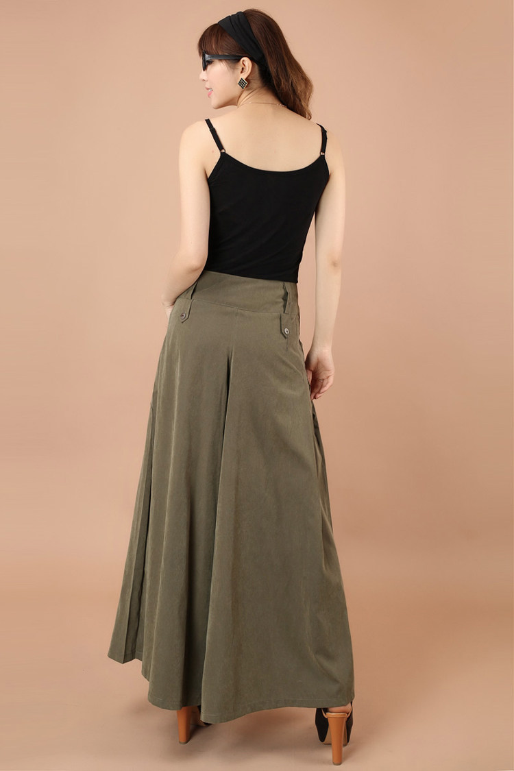 春秋夏款大码时尚阔腿裤女韩版休闲裤裙高腰甩腿裙裤大脚肥腿裤女