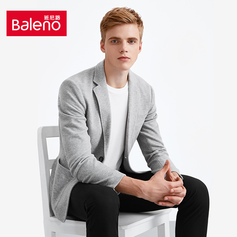 Baleno/班尼路西服 青年时尚便服单西男 休闲小西装外套职业装潮产品展示图1
