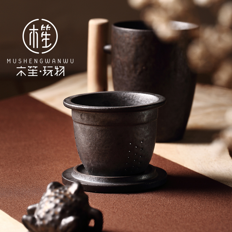 Ceramic keller Japanese contracted the ultimately responds a cup of individuality creative office take with cover glass tea cup