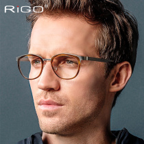 Jiang Wen same glasses frame men round frame glasses frame pure titanium ultra light fashion Retro B titanium flat face myopia glasses