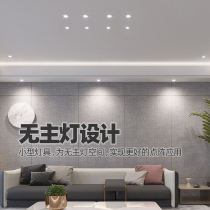 LED embedded ceiling small spot light Mini mini wine cabinet display cabinet background wall living room without main light lighting