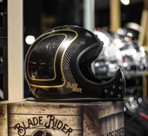 StrongCustomStudio Blade Rider Taiwan Blade Rider Retro Motorcycle Carbon Fiber Mountain Bike Cap