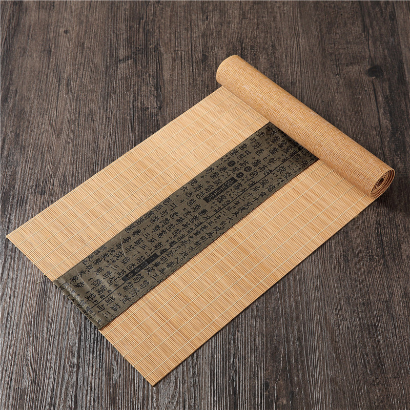 Make tea zen tea mat bamboo bamboo shade kunfu tea tea tea tea table with extended Chinese style tea table flag props