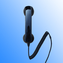 Public telephone handle earpiece wall-mounted telephone handle 4pin seat riot round earpiece handle