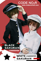 (CODENOIR) Spot 3 points SD BJD Doll Clothes School Uniform Suit CSD-103 104