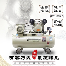 Youlong air compressor 0 25-8 12 5 Car repair air compressor small wind gun Car wash painting woodworking pump