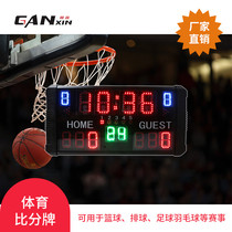 Football electronic scoreboard scoreboard scorer led 24 seconds timer basketball game professional referee supplies score board