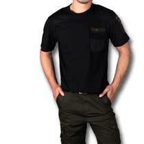 Summer outdoor military fans short sleeve T-shirt men plus fat plus size sports loose straight round neck cotton breathable tactical half sleeve