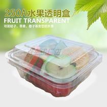 250A strawberry car cenoson mulberry box transparent fruit box disposable fruit and vegetable salad box meal kit preservation box