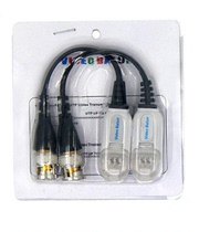 Stripping-free waterproof twisted pair transmitter passive white anti-interference BNC network cable security monitoring accessories 217