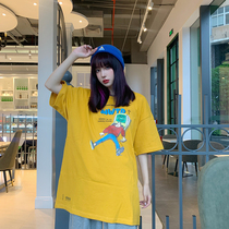 mostwantedlab summer new products wild trend printing computer Classic men and women couples loose short sleeves