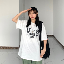 LKSTORE TWOWINLAB 2020SS retro Roman print short sleeve men and women loose couple T-shirt tide tide