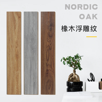 12mm reinforced composite wood floor oak retro relief surface waterproof and wear-resistant wood grain factory direct sales