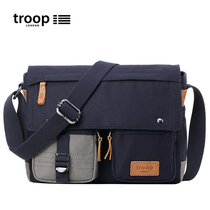 Man Bag Sails Buns Bag Mens Single Shoulder Bag Inclined Satchel Casual Mens Slanted Satchel Bag Retro Postman Bag Briefcase Backpack Tide