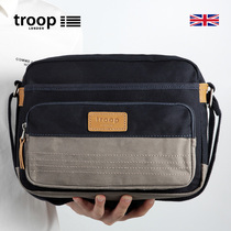 Troop mens bag casual single shoulder bag mens fashion minimalist business mens inclined satchel style backpack sails bag crosswalk