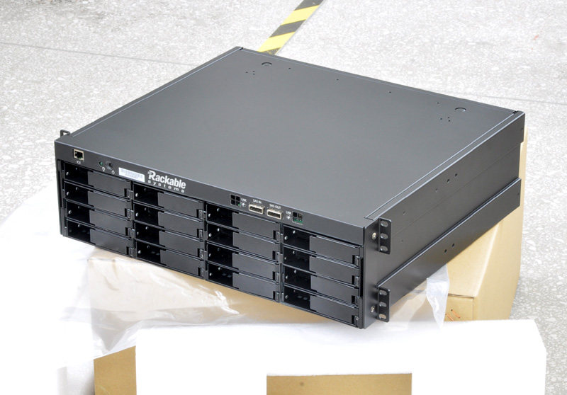 原装美国3u 16盘位sas jbod硬盘 磁盘阵列柜,存储柜/支持级联