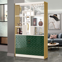 Light luxury entrance hall partition cabinet Italian minimalist living room shoe cabinet integrated entrance wine cabinet decoration screen Hall Cabinet