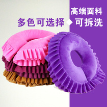 Beauty salon pillow U-shaped pillow pillow foot pillow candy foot pillow massage bedside hole pillow pillow face pillow round pillow