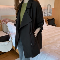 Sandro Moscoloni2022 new spring thin wind clothes womens Korean version 100 hitch-style cardiovert jacket tide