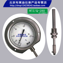 Stainless steel pressure thermometer WTZ Q-280 tail line thermometer 120 degree invoicing
