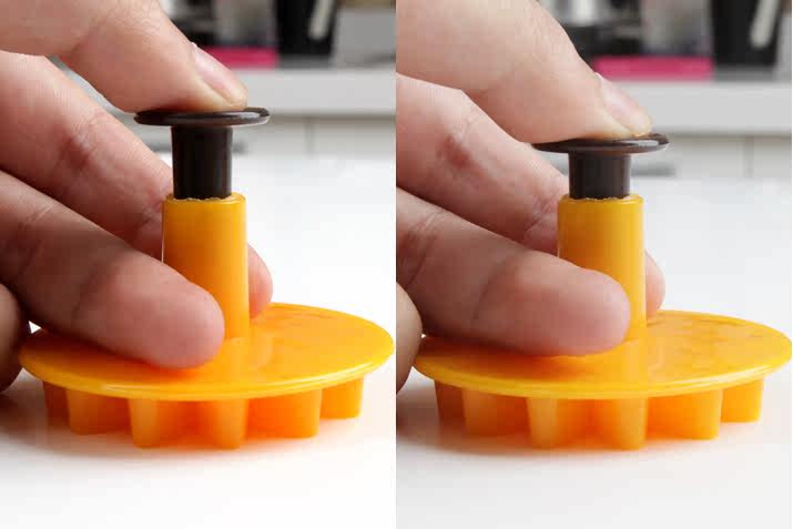 手压式弹簧饼干模具 3d立体蛋糕装饰 雏菊花3个装