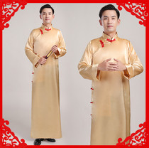 Chinese wedding Best Man Group clothes mens coat funny robes stand-up clothes National style Brothers group Tang suit mens clothing