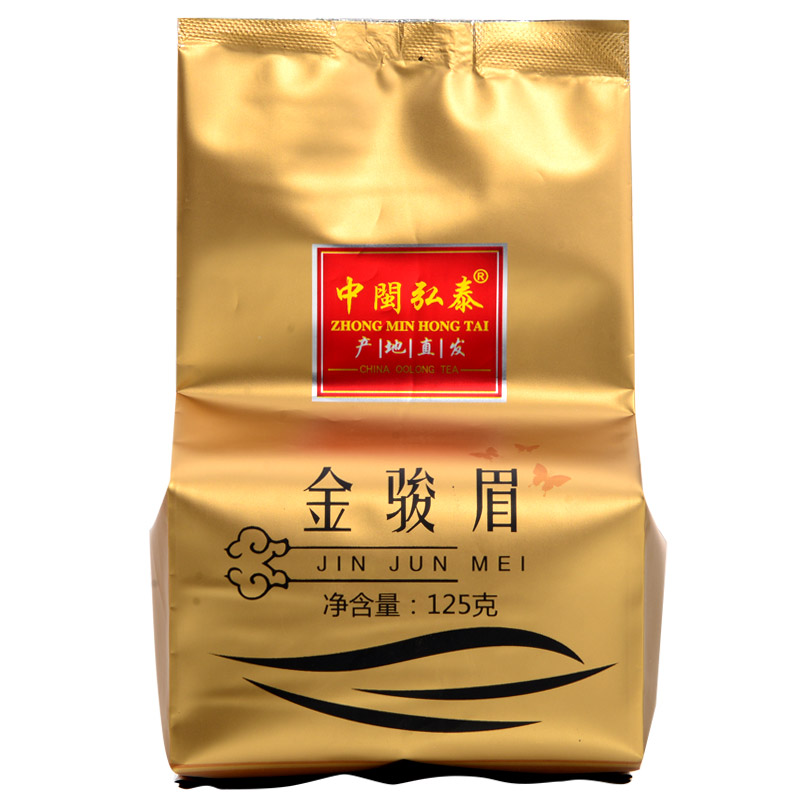 中闽弘泰 红茶 金骏眉 桐木关茶叶 金俊眉 金骏眉 茶叶散装125g产品展示图2