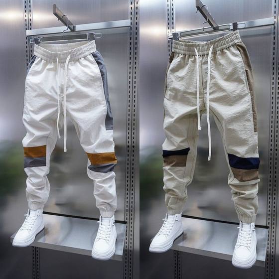Men's thin color-blocking foot casual pants 2025 summer elastic waist quick-drying feet pants men's fashion harem pants
Men's thin color-blocking foot casual pants 2025 summer elastic waist quick-drying feet pants men's fashion harem pants