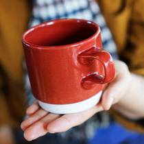 Japan kalita hanging ear coffee cup sub upscale delicate high face value Coffee cup Ceramic Superior Retro Day Style