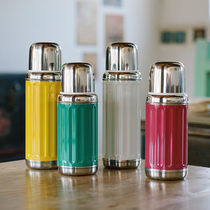 Hong Kong AKS Insulation Cup Lady High Face Value Net Red Fashion Large Capacity With Cup Lid Can Drink Water Portable Skew