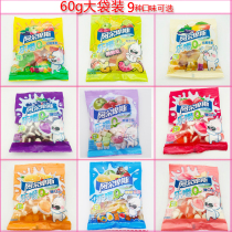 Alpine Chew Q Gummy 60g Colorful Paradise Panda Orange Strawberry Peach Grape Lactic Acid Bugs